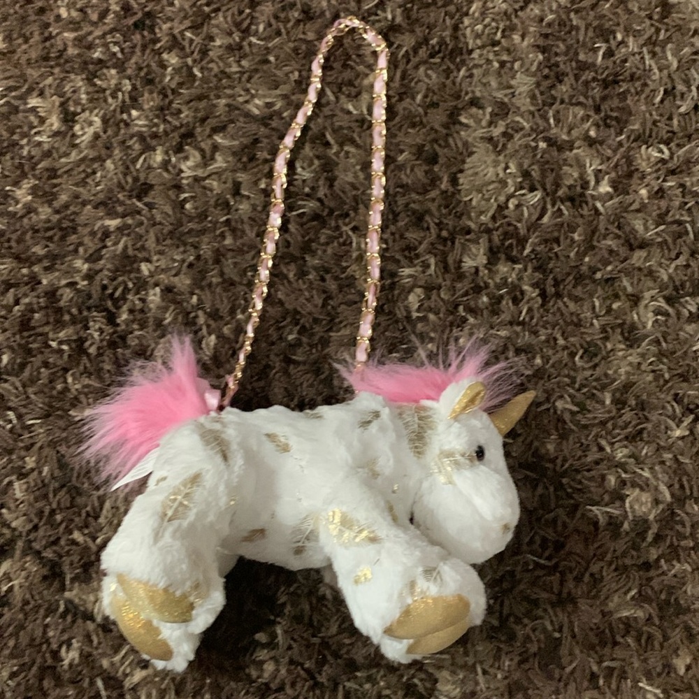 Toby Enterprises Unicorn Purse 11" Plush RN#144702